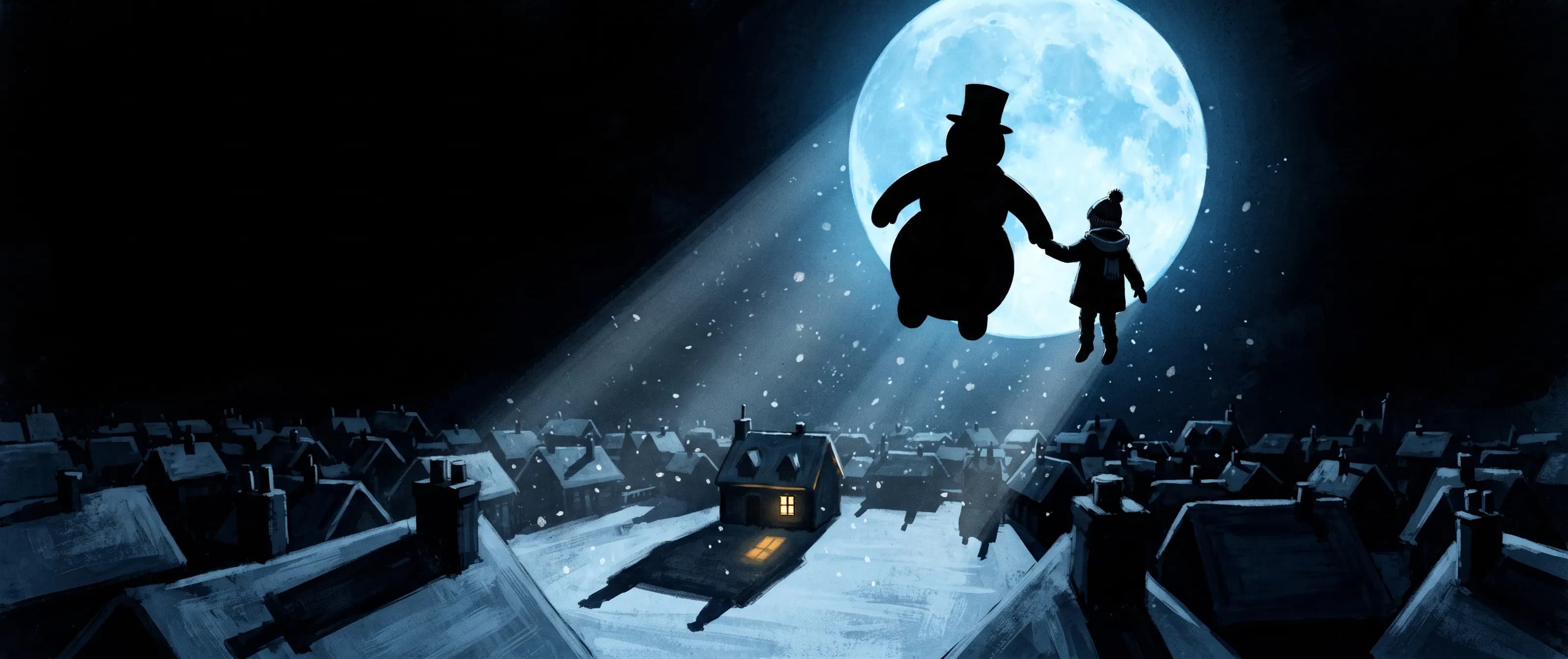 Original illustration for The Snowman